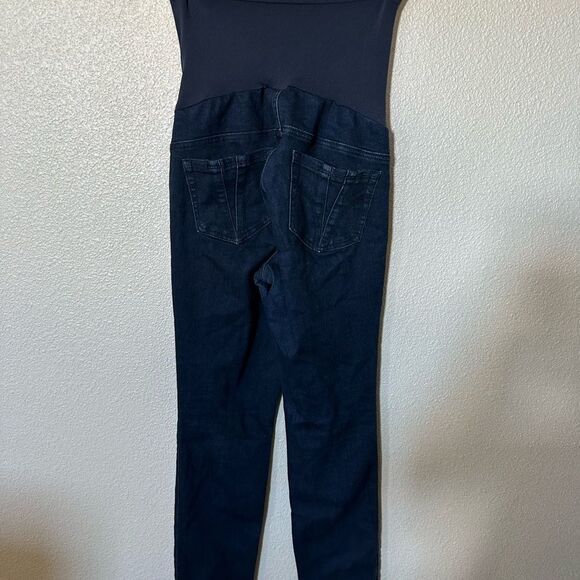 Indigo Blue Maternity Jeans Size M - Picture 7 of 11